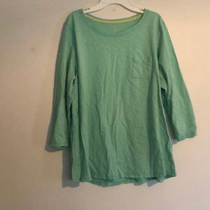 Sonoma lifestyle long sleeve V neck tee